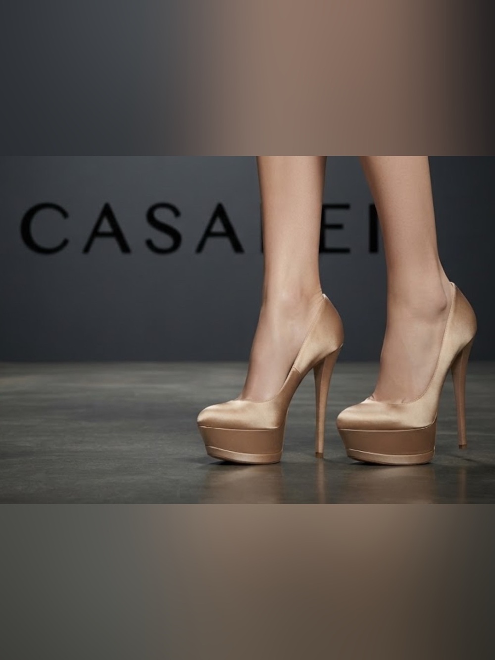 Authentic Casadei satin formal dress pumps heels 8